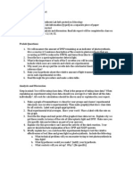 Photosynthesis Lab Report