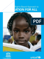 A Human Rights Based Approach To Education For All