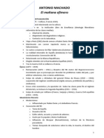 Esquema de El Mañana Efímero de Antonio Machado