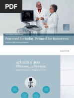 Siemens Acuson S1000 Brochure