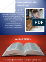 La Importancia de Una Vida Devocional