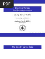 10 Metal-Semiconductor Junctions