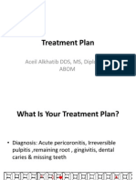 Treatment Plan: Aceil Alkhatib DDS, MS, Diplomate Abom