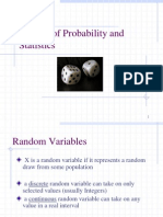 Review of Probability and Statistics