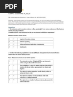 P SD 65 Sample Questions