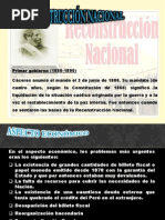 Diapositivas La Reconstruccion Nacional