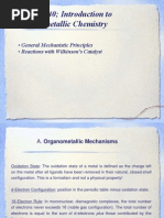 Organometallic Chemistry