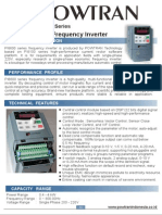 Variador de Velocidad Powtran Pi8600 r75g1