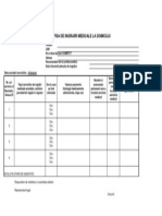 MODEL Fisa de Ingrijiri Medicale La Domiciliu