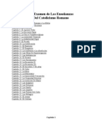 Un Examen Doctrina Católica Romana