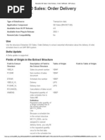 Extraction SD Sales - Order Delivery - Order Fulfillment - SAP Library