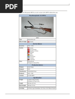 Maschinenpistole 34 (MP34) Submachine Gun 