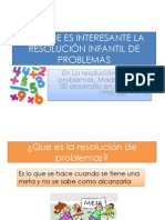 Porque Es Interesante La Resolución Infantil de Problemas