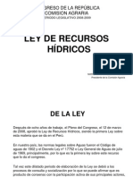 Ley Recursos Hidricos