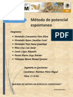 Practica de Metodo de Potencial Espontaneo