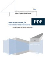 Manual de Projectos de Investimento