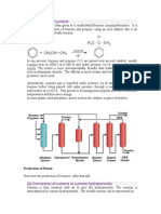 (A) Production of Cumene: Zeolite Fixed Bed Reactor