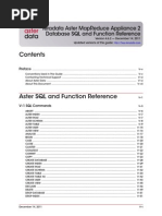 Database SQL and Function Reference