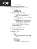 Argumentative Paragraph