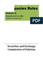 Companies Rules Volume II