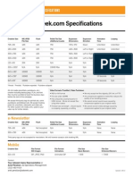 Digital Specifications 2013 B