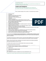 Sample Form 4 - Information For Parents & Caregivers