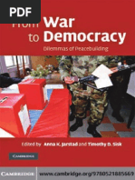 Jarstad & Sisk From War To Democracy