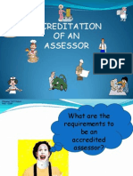 Accreditation of Assessors