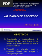 Validação de Processo - 2013