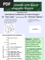 EXPERIMENTS WITH SPIRAL AND WANKEL MOTORS, With Ted Loder, Ph.D.