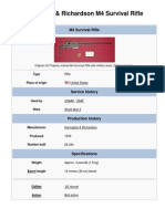 The Harrington & Richardson M4 Survival Rifle