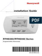 Rth6450d 5 1 1 Programmable Thermostat Installation Manual