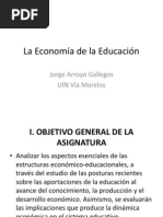 La Economía de La Educación