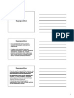 Part 12 Superposition Single and Multi Well