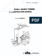 Small Michell (Banki) Turbine Construction Manual