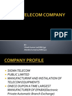  B2B Case Study of Sigma Telecom