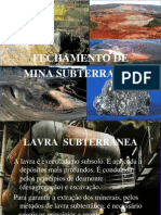 SLIDEde Fechamento de Mina Subterranea