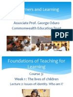 Learners and Learning: Associate Prof. George Oduro Commonwealth Education Trust