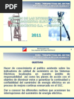 Gestion de Las Interrupciones Del Suministro Electrico en Electrocentro - A. Ortega S.