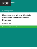 Mainstreaming Mineral Wealth Policy Paper Final CT