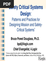 Safety Critical Systems Desing