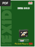 Exide Battery - Inva Gold - Catalogue