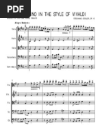 Kuchler - CONCERTINO IN THE STYLE OF VIVALDI - G MAJOR FULL PDF