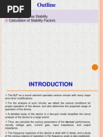 Transistor Bias Stability