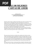 Las 100 Mejores Cartas de Amor