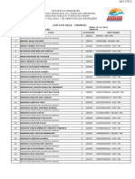 Lista de Sala Concurso Itapecuru Mirim 2013