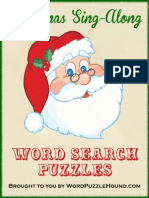 Christmas Songs Word Search Puzzles