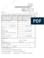 Savings Bank/Current Account Opening Form (For Individuals and Joint Accounts)