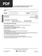 IGCSE Core Paper 3 Nov 2011