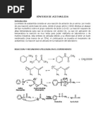 Síntesis de Acetanilida